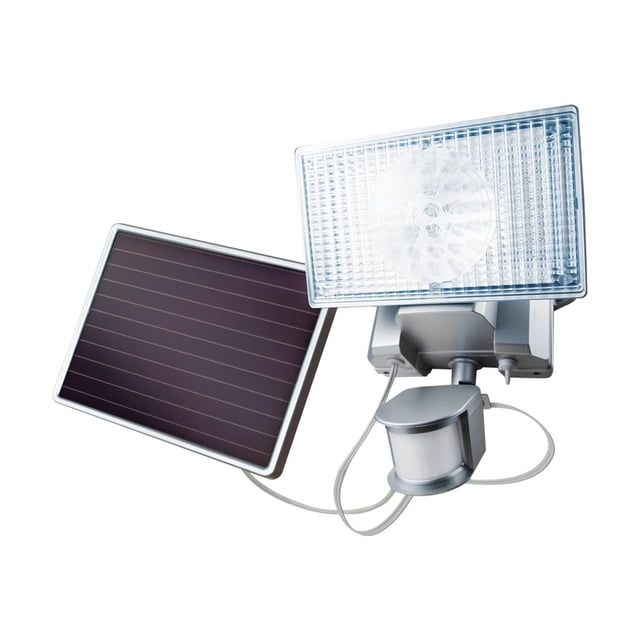 Maxsa Innovations 44150-SL 150-LED Solar-Powered Security Floodlight, White