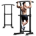 thumbnail image 2 of Wesfital Power Tower Pull Up Bar, Pull Up Bar Station Workout Dip Station Height Adjustable Strength Training Equipment 330lbs Weight Capacity, Black, 2 of 7