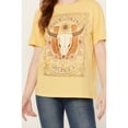 thumbnail image 3 of Shyanne Women's Lucks Always To Blame Short Sleeve Graphic Tee - SWSU24K57-YL X-  US, 3 of 4