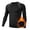 A-Dark Gray526, variant on Bibifish Mens T-Shirts Slim Fit Lined Long Sleeve Tees Winter Warm Thermal Workout Tshirts