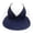 Navy, variant on Women's Summer Sun Visor Elastic Hollow Top Baseball Cap for Outdoor
