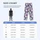 thumbnail image 4 of Fotbe Plaid Flamingo Pantalones de Pijama para Hombre, Pantalones de Dormir, Pantalones de Casa con Cintura Ajustable y Bolsillos-Large, 4 of 6