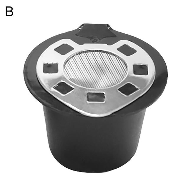 Visland Filtre de Capsule à Café Réutilisable en Acier Inoxydable Rechargeable pour Machines Nespresso
