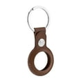 thumbnail image 4 of Slinger Leather Case for AirTag Finder, Anti-Scratch Protective Skin Cover with Keychain Compatible with AirTags 2021 (Brown), 4 of 4