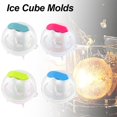 thumbnail image 1 of OUSITAID 4PCS/Set Ice Ball Mold With Colorful Lid Random Color DIY Ice Balls Making Mould Reusable Sphere Mold for whiskey cocktails Lollipop, 1 of 1