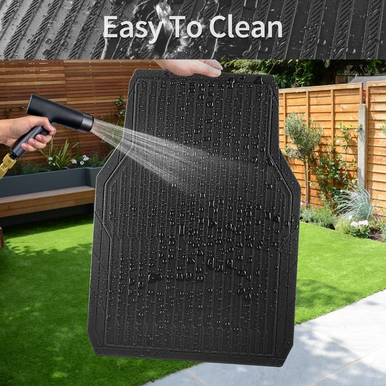 CAR GRAND Rubber Floor Mats, All-Season Waterproof Set photo 5