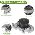 thumbnail image 3 of Unique Bargains Engine Water Pump for Mitsubishi Lancer 1994-1996 No.MD302010 Cooling Water Pump, 3 of 6