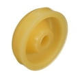 thumbnail image 4 of Seachoice Non-Marking TP Yellow Rubber Roller End Cap, 3-1/2" with 1-1/4" ID Hole, 4 of 5