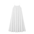 thumbnail image 4 of Horkkom Spaghetti Strap Dresses for Women V Neck Short Sleeve Solid Color Maxi Dresses Pleated Loose Casual Dresses, S-2XL, 4 of 6