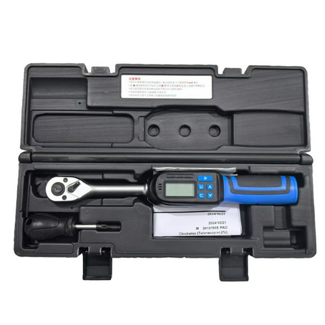 Llave Dinamométrica Digital con Accionamiento de 1/4 de Pulgada, 1,5-30 M, Juego de Llaves Dinamométricas Electrónicas con Precisión de ±2 % y Zumbador LED.