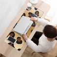 thumbnail image 3 of Long Mouse Pads for Desk,Gold and Brown Of Leopard Print Desk Mats on Top Of Desks, Desk Mouse Pad Extra Large with 3mm Non-Slip Base and Stitched Edge for Gaming,Office,Work,Home 31.5"x11.8", 3 of 6
