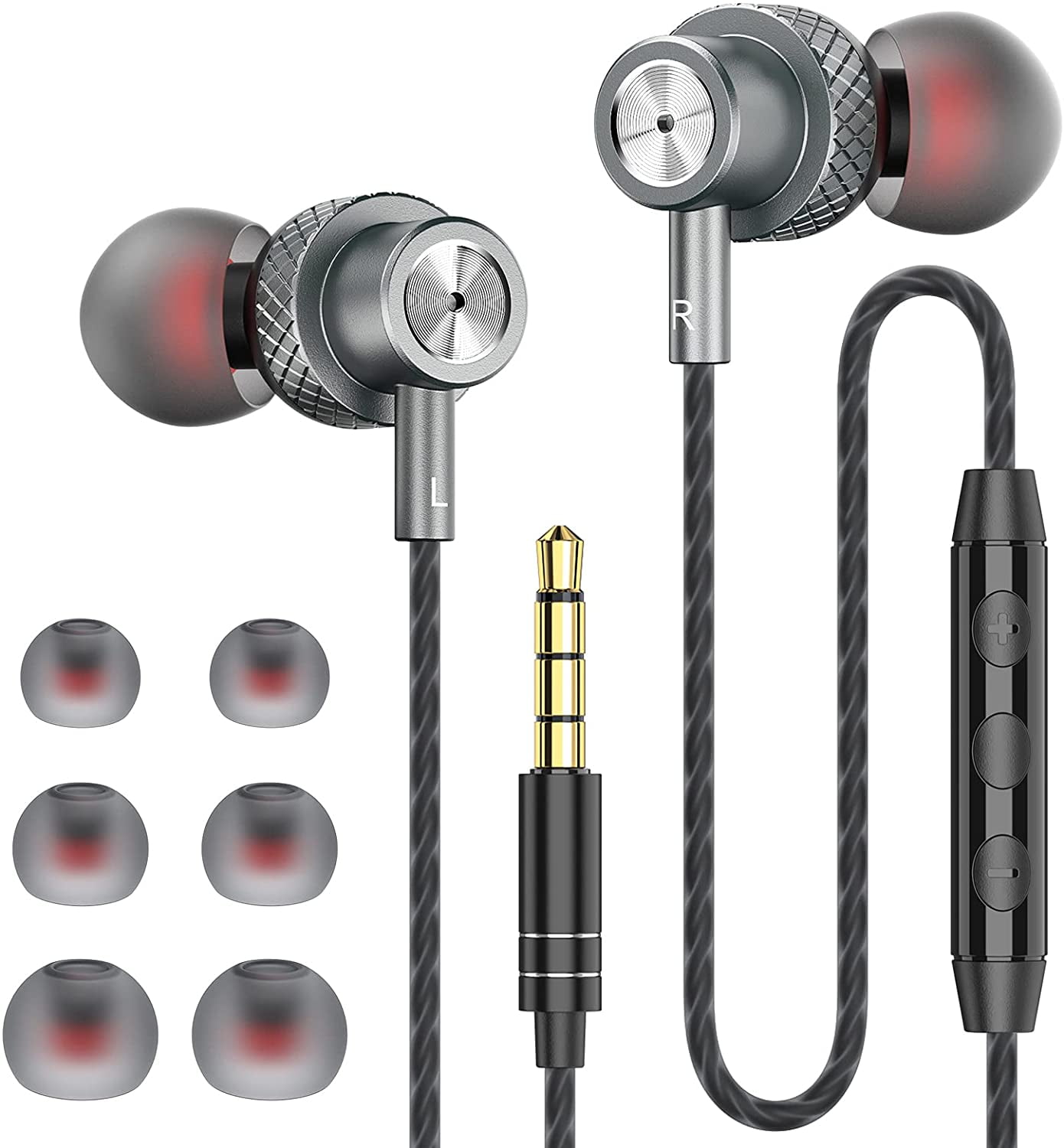 Earphones, Jkswt Wired Earbuds With 