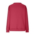thumbnail image 5 of Sweatshirt for Women Crew Neck Long Sleeve Winter Shirts Tunic Tops for Leggings Fall Fashion Pullover Sweatshirts Side Pockets, 5 of 9