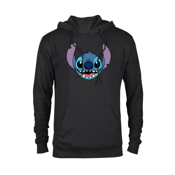 Disney Lilo & Stitch Experiment 626 Smiling Big Face Costume - Pullover Hoodie for Adults - Customized-Black