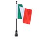 thumbnail image 5 of Portaequipajes con Poste de Bandera Italiana para Motocicleta para Baoblaze Mástil de bandera de soporte de equipaje trasero, 5 of 8