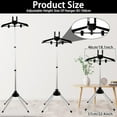 Hooks,Steamer Stand Folding Telescopic Clothes Steamer Holder Height Adjustable Steamer Stand