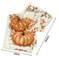 thumbnail image 3 of Orange Pumpkins, Eucalyptus Fall Table Runner, Autumn Thanksgiving Kitchen Dining Table Decoration for Home Party Decor 13x72 Inch, 3 of 4