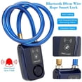 thumbnail image 4 of Sealing Strip Wire Bluetooth Lock Motorcycle Keyless Bluetooth APP Vibration Alarm Rain Prevention, 4 of 8