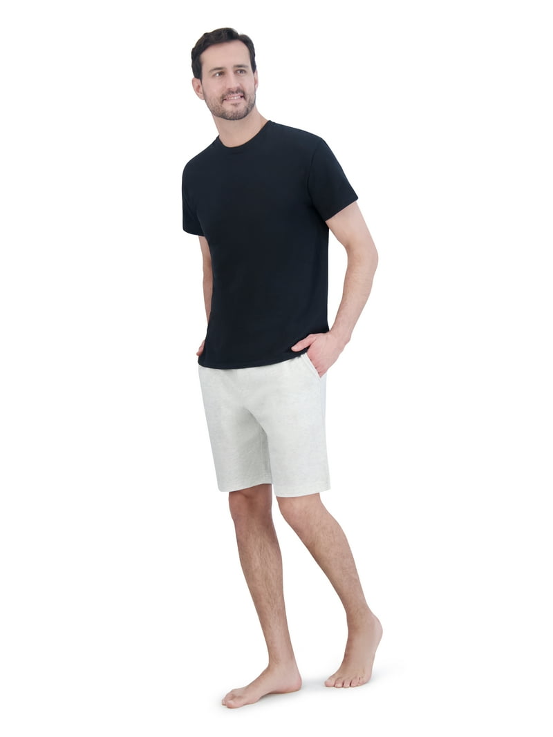 Hanes Originals Men's Soft Cotton French Terry Knit Sleep Shorts