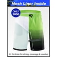thumbnail image 5 of APTRO Mens Swim Trunks 9 inch Bathing Suit With Zipper Pockets Quick Dry Mesh Liner Swim Shorts Board Shorts Swimsuit Beach Shorts Grid Green 01 2XL, 5 of 7