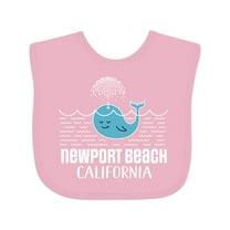 Inktastic Newport Beach California Whale Watching Boys or Girls Baby Bib