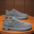 thumbnail image 2 of NOKIO Men's Walking Shoes Wide Width Cushion Flat Sneakers Non-S𝗅ip 𝖫a𝖼e Up Sport Shoes Breathable Res𝗂st𝖺𝗇𝗍 Casual Athlet𝗂c Shoes for Travel Work Business, 2 of 3