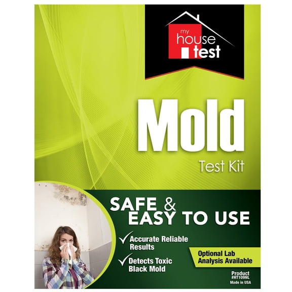 DIY Mold Test Kit for Home - Air & Surface Analysis, 48-Hour Results, 3 Testing Methods in One