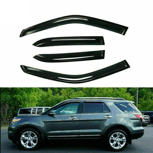 Side Window Wind Visors Vent Guards Sun Rain Deflectors for Ford ...