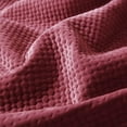 thumbnail image 4 of Kasentex  All Season Plush Poly Velvet Lavish Design Quilt Set Soft and Warm Machine Washable Coverlet Red King, 4 of 5