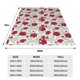 thumbnail image 3 of Balery Leaves And Anemone Flowers In Red Grey Manta de Felpa Suave y Acogedora – Cobija de Franela Aterciopelada para Cama, Lavable y Cálida para Sofá, Mascotas, Transpirable-80"x60", 3 of 7