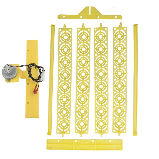 Volteador de huevos automático, práctico volteador de huevos con bandeja de plástico para 32 huevos, para gallinas y gansos, 12 V