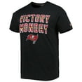 thumbnail image 2 of Men's Homage Black Tampa Bay Buccaneers Victory Monday Tri-Blend T-Shirt, 2 of 3