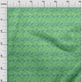thumbnail image 2 of oneOone Cotton Poplin Twill Teal Green Fabric Batik Quilting Supplies Print Sewing Fabric By The Yard 56 Inch Wide, 2 of 4