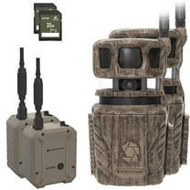 Stealth Cam Revolver 36MP Trail Camera with 1080P HD Video at 30 FPS, 0.4 Sec Trigger Speed, 360 Panoramic View, Built-in GPS, Verizon/AT&T Cellular, External Batteries, and 32GB SD Cards