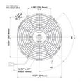 thumbnail image 2 of Spal Advanced Technologies 11in Puller Fan Straight Blade 932 CFM, 2 of 4