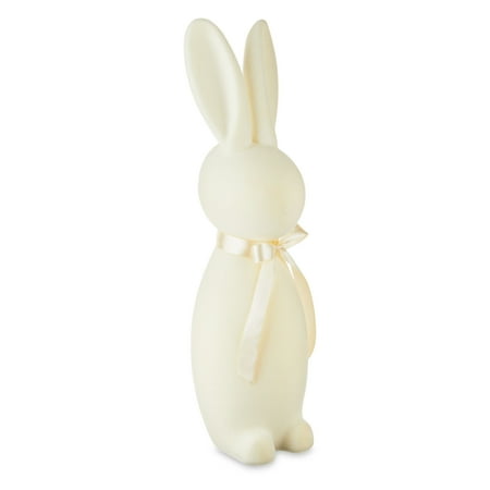 Easter Flocked Bunny Decor, Cream, 27 Inch, by Way To Celebrate