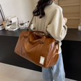 thumbnail image 2 of Bolso de deporte cruzado de moda para mujer, bolso de mano de alta gama con separación de humedad y sequedad, bolso de viaje con estilo retro para llevar al hombro, 2 of 5