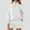 White, variant on Zedker 2 Piece Womens Sweatsuits Outfits Quarter Zip Cropped Sweatshirts Casual Mini Skorts Lounge Wear Skirts Sets Black L