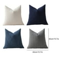thumbnail image 6 of PPgejGEK 4-Pack Corduroy Stripe Standard Pillowcases Breathable Pillow Shams Decorative Bedding Covers (No Insert), 6 of 9