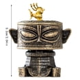 thumbnail image 2 of Home decorations, Gold decorations, 3X2 in, Bronze Alloy, incense Burner Holder, Sanxingdui inspired, Vintage decor for Home, Gold Home decor Accents, 1 Pc, 2 of 5
