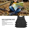 thumbnail image 3 of Chaleco De Disparos De Niños, Chaleco Militar De Entrenamiento De Seguridad Para Niños Negros Transpirables Para Escalar, 3 of 7