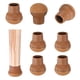 thumbnail image 1 of Uxcell 8-Pack Protectores de Piso para Patas de Silla, Copas de Silicona Redondas de 0.55"-0.75", 1 of 1