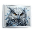 thumbnail image 2 of Designart "Wisdom In The Eyes Of Owls" Animals Owl Floater Framed Canvas Wall Art, 2 of 5