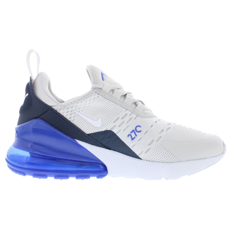 Big Kid's Nike Air Max 270 Vast Grey/White-Hyper Royal (943345 041