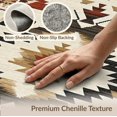 thumbnail image 6 of ODIKA 4'x6' Rustic Southwestern Washable Area Rug for Dorm Room, Small Living Stain Resistant Low Profile, Easy Care, 6 of 7