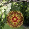 thumbnail image 5 of HELLOYOUNG Metal Wall Decor 10 Inch Wind Spinner Mandala Design, 360 Degree Rotating Iron Art Wind Chime for Outdoor Garden Balcony, Artistic Hanging Decor Spring Summer Gift Wall Panel, 5 of 9