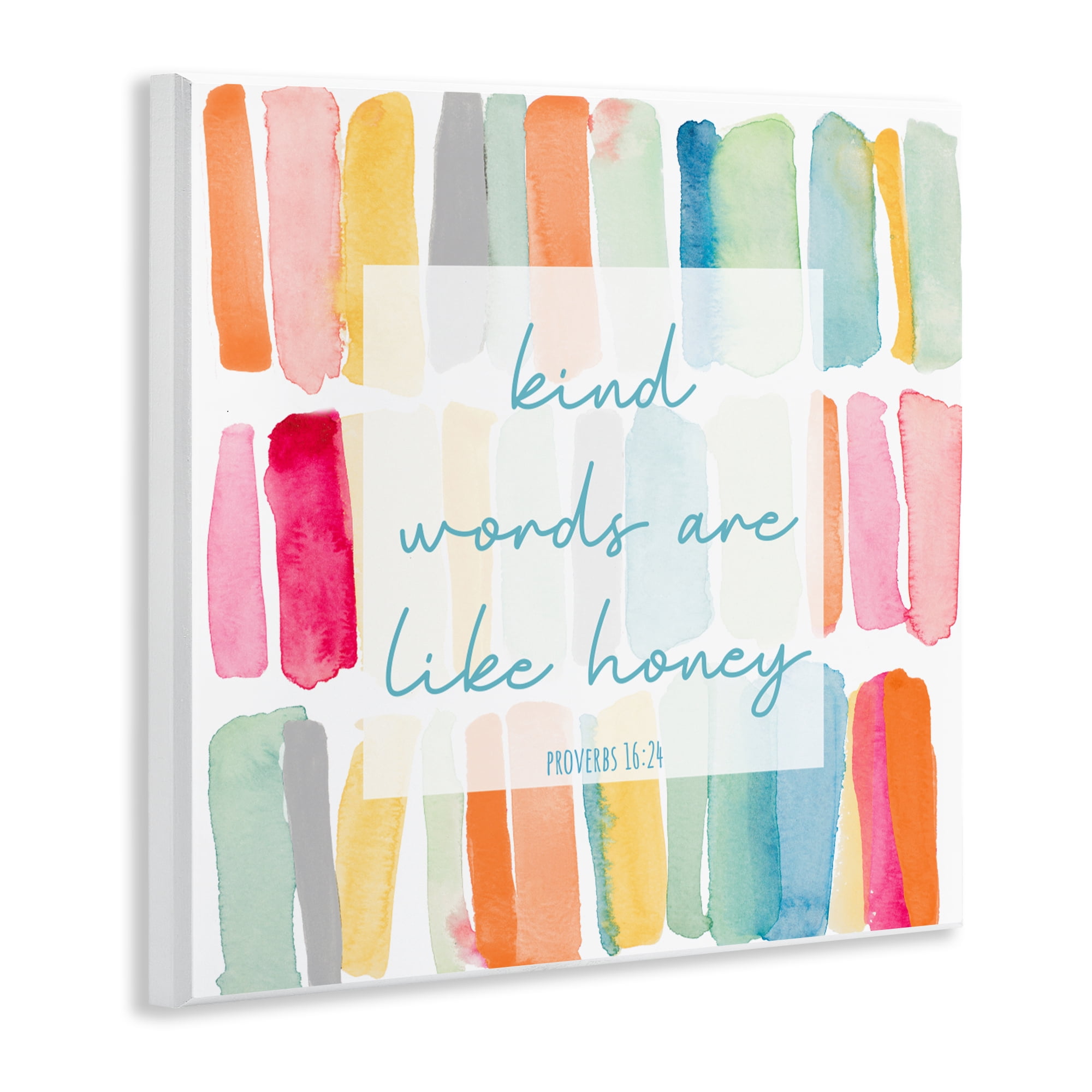 Stupell Industries Kind Words Are Like Honey Wall Plaque Art, design by Lanie Loreth