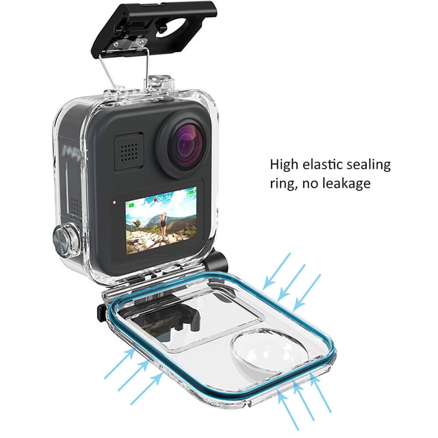 Camera que protege la Caja de Buceo, La Pantalla Tálil Resistente Al DESGASTAS DE LA CUBIERTA Posterior de la Cámara Impermeable A Prueba de Polvo para la Cámara Panorámica