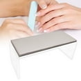 thumbnail image 3 of PU Leather Nail Arm Rest Cushion, Non Professional stand Rest Nail Table Hand Rest for Use nail diy , Grey, 3 of 7