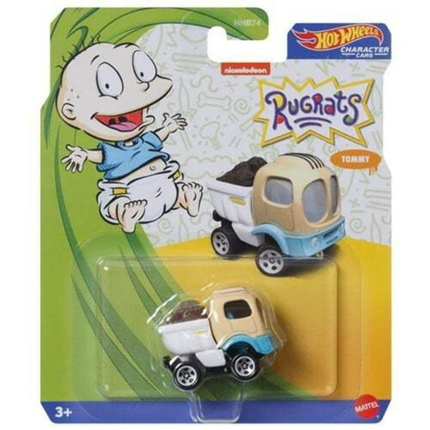 Auto fundido a presión Hot Wheels Nickelodeon Rugrats Tommy a escala 1:64